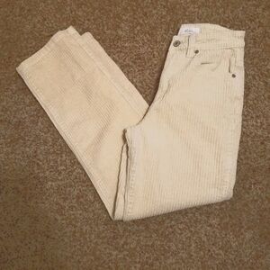 KanCan Cream Corduroy Pants Size 25